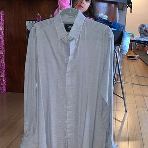 D&G slim gray dress shirt